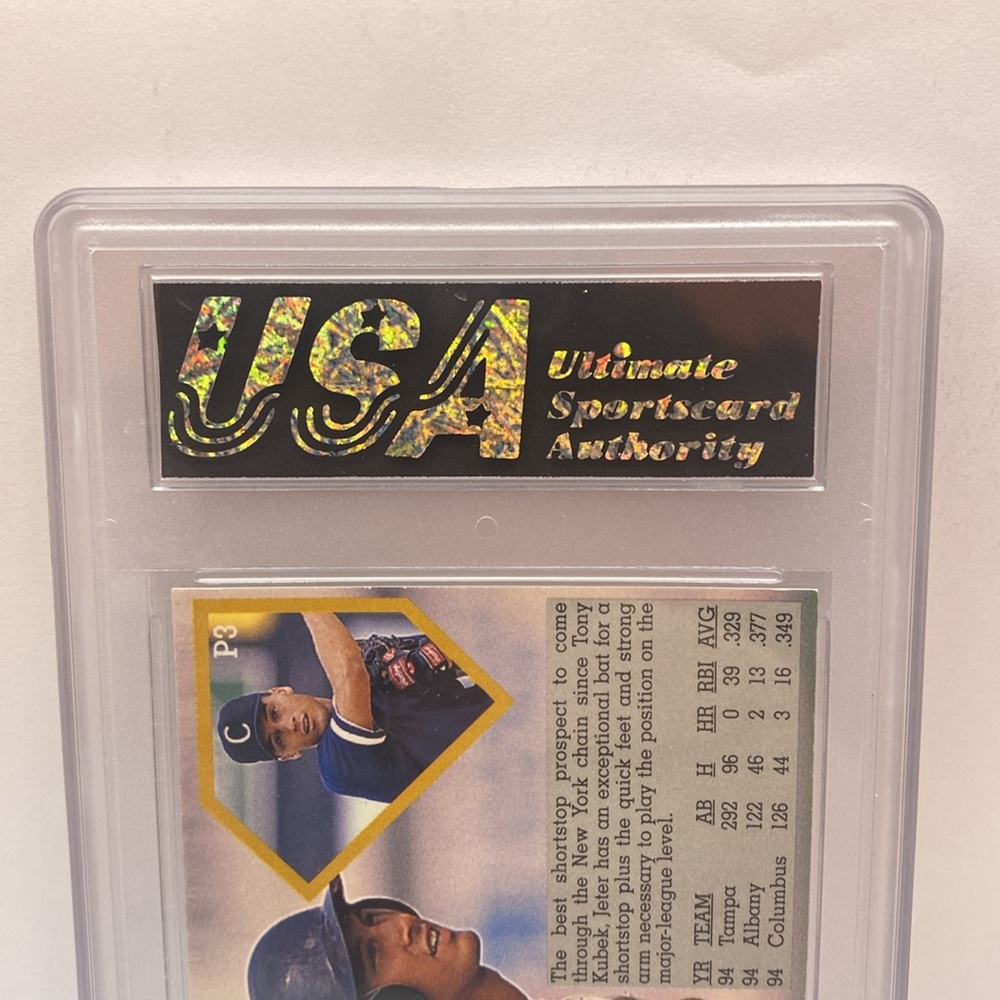1995 Signature Rookies Derek Jeter #P3 (MISC15) - Picture 6 of 6
